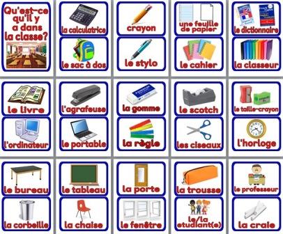 classroom objects